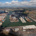Tilbury Docks, aka  Port of Tilbury from the air 
