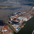 London Container Terminal  from the air 