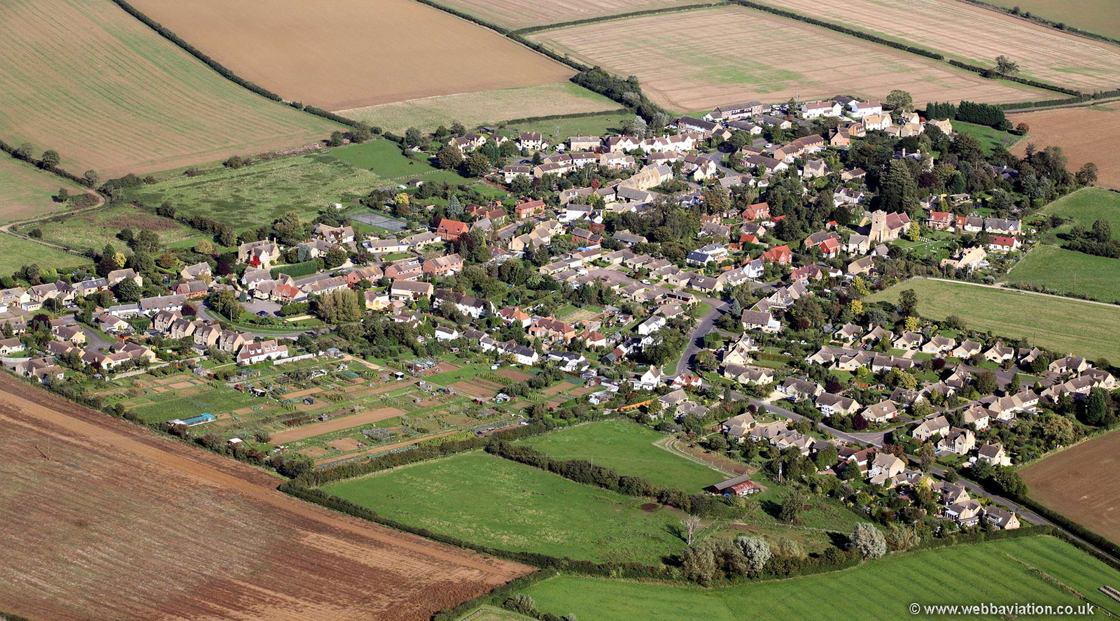 Alderton aerial photograph