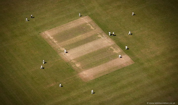 Bourton Vale Cricket Club Bourton-on-the-Water  aerial photograph