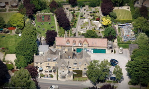 Old New Inn  Bourton-on-the-Water  aerial photograph
