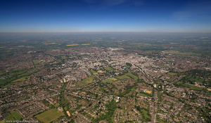 Cheltenham  from the air