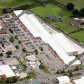 Cheltenham Gloucestershire  England UK aerial photograph