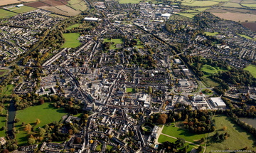 Cirencester  from the air