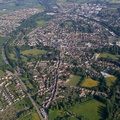 Cirencester  Gloucestershire  England UK aerial photograph