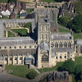 Gloucester Cathedral aerial photograph