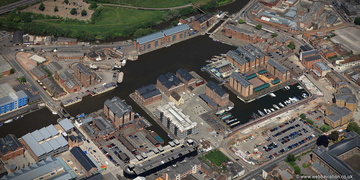 Gloucester Docks  from the air