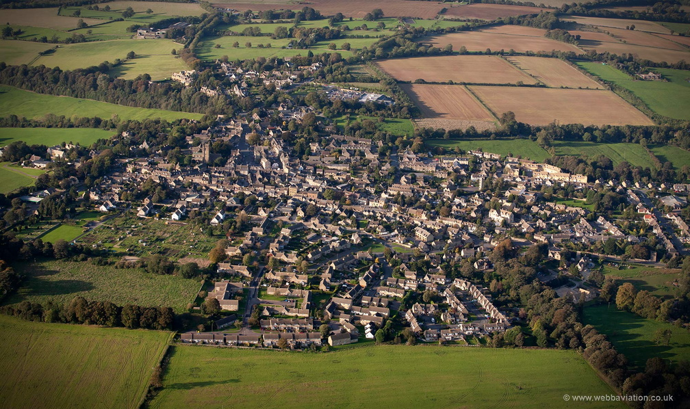 Stow-on-the-Wold aerial photograph