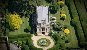 St Mary's Church at Sudeley Castle  aerial photograph