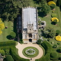 St Mary's Church at Sudeley Castle  aerial photograph