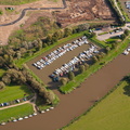 Tewkesbury Marina aerial photo