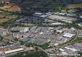 Yate Gloucestershire  England UK aerial photograph
