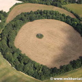Bury Hill hillfort  Andover Hampshire  England UK aerial photograph