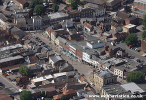 Andover Hampshire  England UK aerial photograph