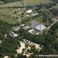 the National Motor Museum Beaulieu England UK aerial photograph