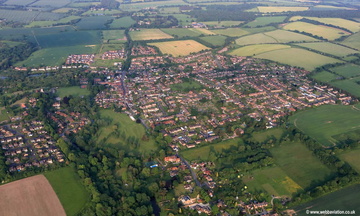 Overton Hampshire   aerial photograph 