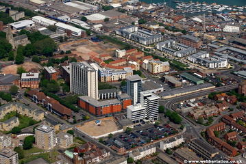 Southampton Hampshire  England UK aerial photograph