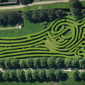  foot shaped maze in Hampshire webbaviation.co.uk