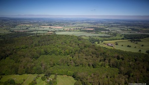 Aconbury Hill    site of Aconbury Camp Iron Age Hill Fort aerial photo