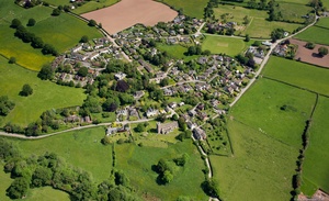 Almeley Herefordshire from the air