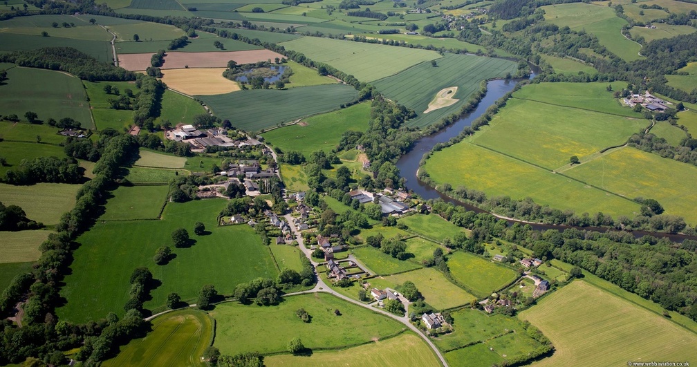 Clifford Herefordshire from the air