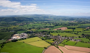 Eardisley Herefordshire from the air