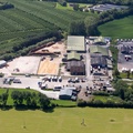 The old Sawmills Herefordshire from the air