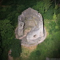 Longtown Castle Herefordshire  from the air