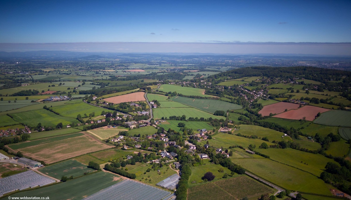 Much Birch Herefordshire aerial photo
