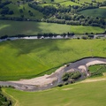 meander on the River Wye Herefordshire from the air