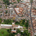 St Albans town centre aerial photo