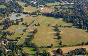 St Albans Hertfordshire  Hampshire  England UK aerial photograph