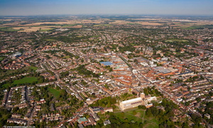 St Albans Hertfordshire  Hampshire  England UK aerial photograph
