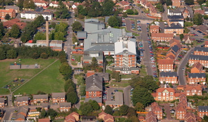 St Albans City Hospital aerial photo