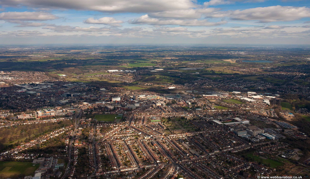 Watford Hertfordshire  aerial photo