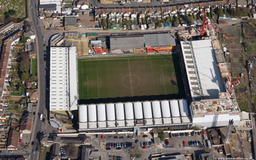 Vicarage Road football stadium, home of Watford FC aerial photo