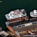 Cowes  Isle of Wight   England UK aerial photograph