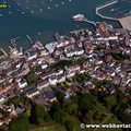 Cowes  Isle of Wight   England UK aerial photograph