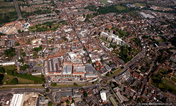 Canterbury from the air