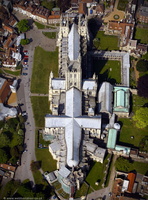 Canterbury Cathedral from the air