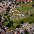 St Augustine's Abbey Canterbury from the air