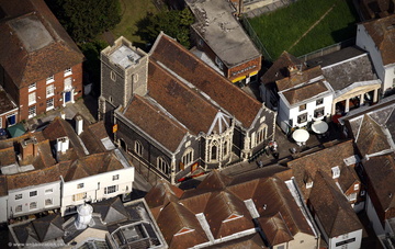 St. Margaret's Church, Canterbury from the air