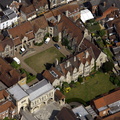 The King's School, Canterbury from the air