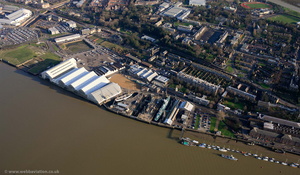 Chatham Historic Dockyard  from the air
