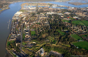Chatham  from the air