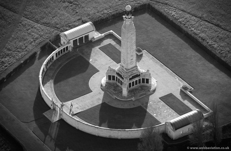 Chatham Naval Memorial from the air