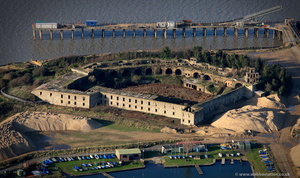 Cliffe Fort  from the air