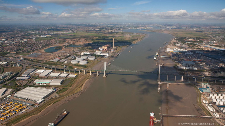 Dartford Crossing from the air