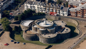 Deal Castle from the air