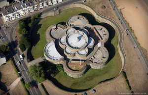 Deal Castle from the air